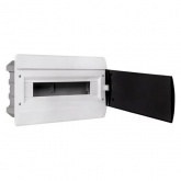 Щит распределительный встраиваемый EKF Basic ЩРВ-П-18 пластиковый 18 модулей прозрачная дверца IP41