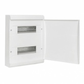 Щит распределительный накладной EKF Basic ЩРН-П-24 пластиковый 24 модуля (2х12) белая дверца IP41