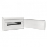 Щит распределительный накладной EKF Basic ЩРН-П-18 пластиковый 18 модулей белая дверца IP41