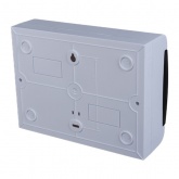 Щит распределительный накладной EKF Basic ЩРН-П-12 пластиковый 12 модулей прозрачная дверца IP41