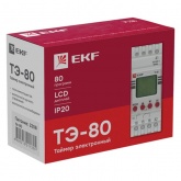 Таймер электронный недельный EKF ТЭ-80 1NO/NC 230B AC