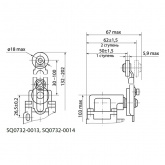 Выключатель путевой TDM ВП15K21Б-291-54У2.8 10А 660В IP54