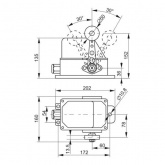 Выключатель концевой ИЭК КУ-703 У1, рычаг с грузом,2 коммутируемые цепи,10А, IP44, 2 эл. цепи, б/п