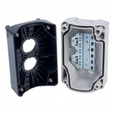 Корпус кнопочного поста Schneider Electric XALD02 на 2 отверстия