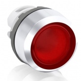 Кнопка ABB MP1-21R красная (только корпус) с подсветкой без фиксации