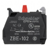 Контактный блок Schneider Electric ZBE102 1НЗ