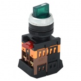 Переключатель Generica ANC-22-2 2 полож.зел.неон/240В I-O 1з+1р