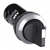 Переключатель ABB C2SS1-30B-11 2-х позиционный черный 1НО1НЗ (45 градусов) с фиксацией