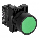 Кнопка управления Chint NP2-EA35 без подсветки зеленая 1НО+1НЗ d22мм IP40