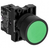 Кнопка управления Chint NP2-EA31 без подсветки зеленая 1НО d22мм IP40