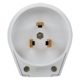 Розетка с вилкой для электроплиты РШ/ВШ-32 32А 220В накладная белая