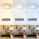 Светильник потолочный светодиодный ЭРА SPB-6-70-RC Vandam с пультом ДУ, 70Вт 3400-5500K