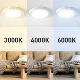 Светильник потолочный светодиодный ЭРА Классик SPB-6-70-RC Savern W, с пультом ДУ, 70Вт 3400-5500K