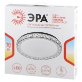 Светильник потолочный светодиодный ЭРА Классик SPB-6-70-RC Savern W, с пультом ДУ, 70Вт 3400-5500K