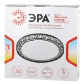 Светильник потолочный светодиодный ЭРА Классик SPB-6-70-RC Savern В, с пультом ДУ, 70Вт 3400-550