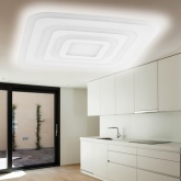 Светильник потолочный светодиодный ЭРА GEO SPB-6 GEO 3 RC75 с пультом ДУ, 75Вт 3400-5500К