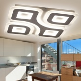 Светильник потолочный светодиодный ЭРА GEO SPB-6 GEO 4 RC 75 с пультом ДУ, 75Вт 3400-5500K