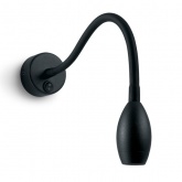 Светильник настенный светодиодный Feron AL7720 3W 3700K 230V 210Lm алюминий черный IP20 60х60х370мм