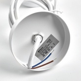 Подвесной светодиодный светильник Feron HL530 15W 4000K 35° 1350Lm белый на подвесе D80xH200