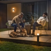 Светильник светодиодный Ledvance Smart OUTD Cube RGBW DG 9.5W/830 450Lm столб 800mm WI-FI