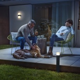 Светильник светодиодный Ledvance Smart OUTD Cube RGBW DG 9.5W/830 450Lm столб 800mm WI-FI