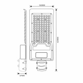 Консольный светодиодный светильник ЭРА SPP-502-0-50K-100 100W 5000K IP65 d48-50mm