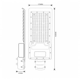 Консольный светодиодный светильник ЭРА SPP-502-0-50K-120 120W 5000K IP65 d48-60mm