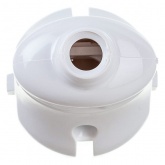 Вилка без заземления ИЭК ВПп20-01-Ст 2P 6А прямая белая