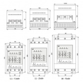 Устройство плавного пуска ONI (ИЭК) SFB 3Ф 380В 7,5кВт 15A Uупр 110-220В Modbus