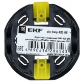Коробка установочная PROxima EKF d 71х45 мм для полых стен с пластиковыми лапками IP30 КМП-020-011