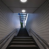 Светильник накладной Feron ДБО 07-5-001 GX53 max 15W 220V IP65 D190x48mm белый