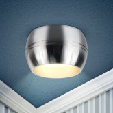 Светильник накладной ЭРА OL14 под лампу GX53 SN, алюминий, цвет сатин никель (5056396233299)