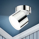 Светильник накладной ЭРА OL12 под лампу GX53 CH, алюминий, цвет хром (5056396233275)