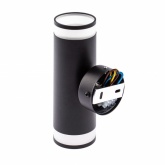 Светильник настенный ЭРА под лампу 2xGU10 WL30 BK (5056396232759)