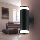 Светильник настенный ЭРА под лампу 2xGU10 WL30 BK (5056396232759)