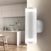 Светильник настенный ЭРА под лампу 2xGU10 WL30 WH белый (5056396232735)