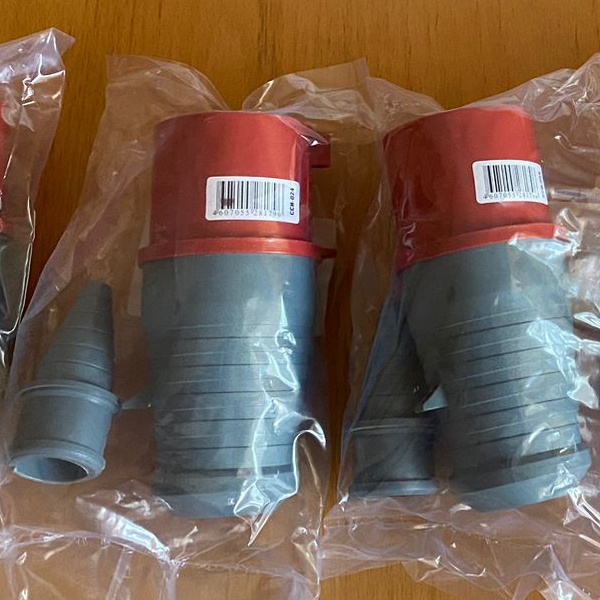 Переносная силовая вилка ССИ-024 32А 380В 3Р+РЕ IP44 IEK