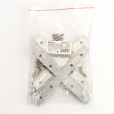 Соединитель X для профилей CAB Feron, LD155 100x1.4x10mm