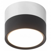 Светильник накладной потолочный ЭРА OL7 под лампу GX53 BK/CH алюминий, черный+хром (217626)