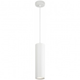 Светильник подвесной ЭРА L1 GU10 WH 300 D80x300mm белый 5056306016707