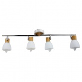 Светильник накладной спот TDM 4x40W 230V 50Гц Бутон планка ЭКО сосна Е14 IP20