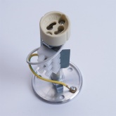 Светильник потолочный Feron ML182 под лампу MR16 max 35W 230V черный, золото D55*H200