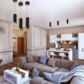 Светильник потолочный Feron ML181 под лампу MR16 max 35W 230V черный, золото, D55*H130