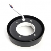 Светильник накладной потолочный Feron HL63 под лампу GX53 черный матовый 90х90х22