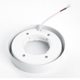 Светильник накладной потолочный Feron HL63 под лампу GX53 белый матовый 90х90х22