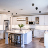 Светильник потолочный Feron HL356 под лампу GX53 max 12W 230V IP20 черный алюминий 90х90х50.5