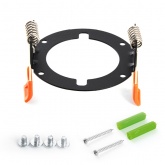 Светильник потолочный Feron HL354 под лампу GX53 max 12W 230V IP20 черный 82.5х82.5х43