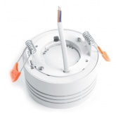 Светильник потолочный Feron HL354 под лампу GX53 max 12W 230V IP20 белый 82.5х82.5х43