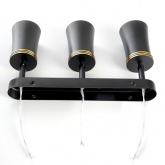 Светильник настенно-потолочный Feron ML223 поворотный под лампу GU10, черный