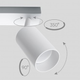 Светильник настенно-потолочный Feron ML202 поворотный под лампу GU10, черный